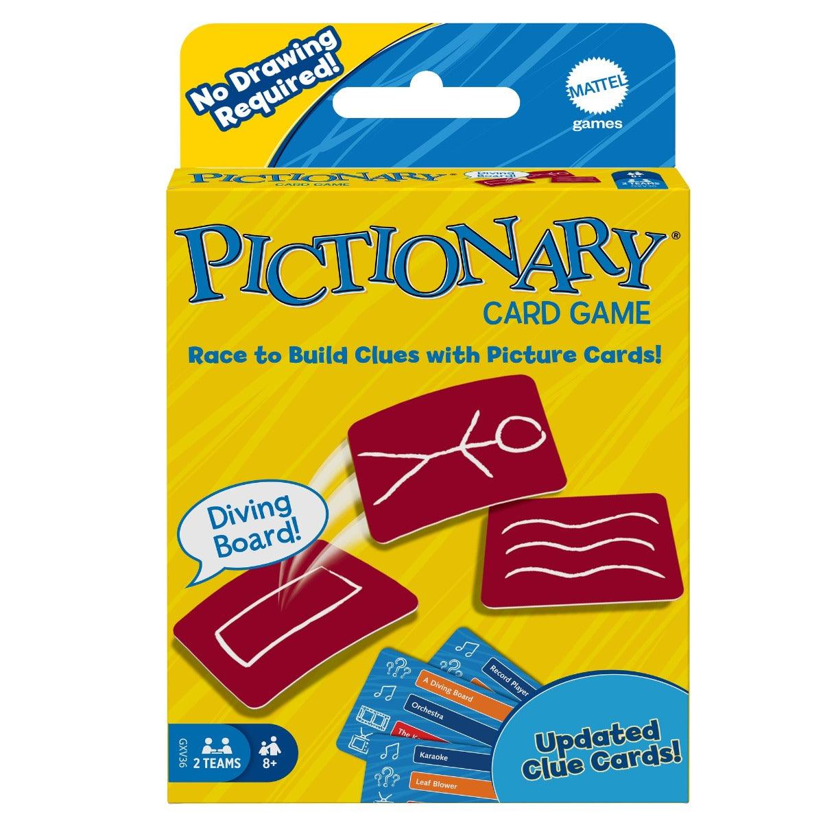 Mattel Games Pictionary Card Game For Ages 8 and Up