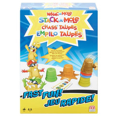 Mattel Games Whac-A-Mole Stack-A-Mole Fast Fun Game