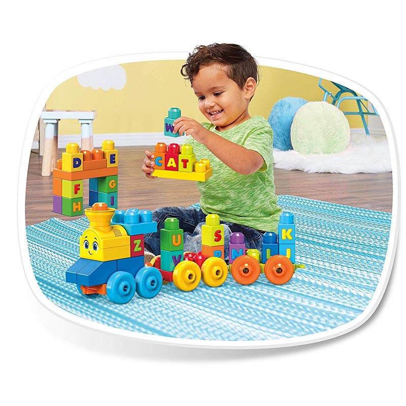 Mega Bloks ABC Musical Train 50 Pieces