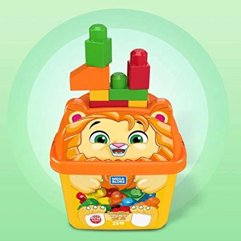 Mega Bloks Laughing Lion Animal Bucket
