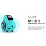Miko My Companion Emotix Miko 2, Advanced Personal Robot for Kids, Pixie Blue