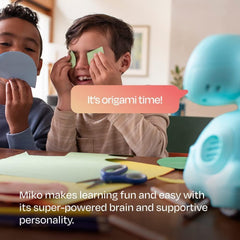 Miko 3: AI-Powered Smart Robot for Kids | STEM Learning & Educational Robot, Pixie Blue
