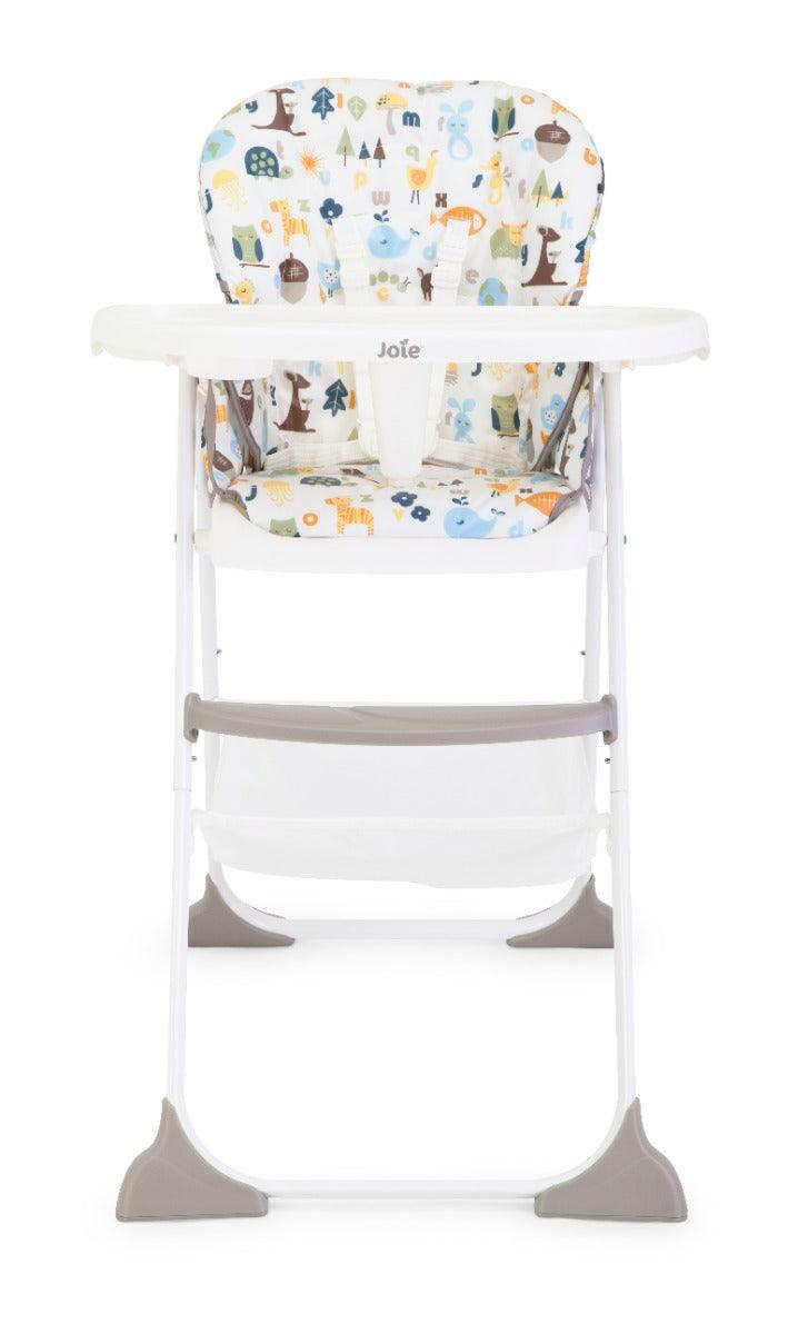 Joie Mimzy Snacker High Chair Alphabet 1 - Portable Booster Seat For Ages 0-3 Years
