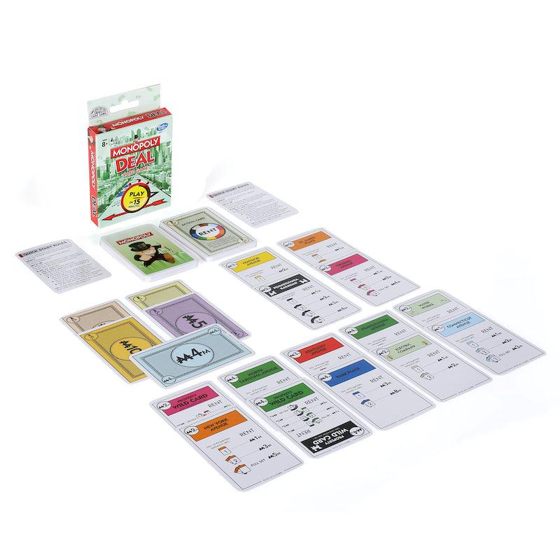 Monopoly Deal Card Game for Families and Kids Ages 8 and Up, Fast Gameplay With Cards