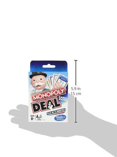 Buy MONOPOLY Deal Card Game for Families and Kids Ages 8 and Up