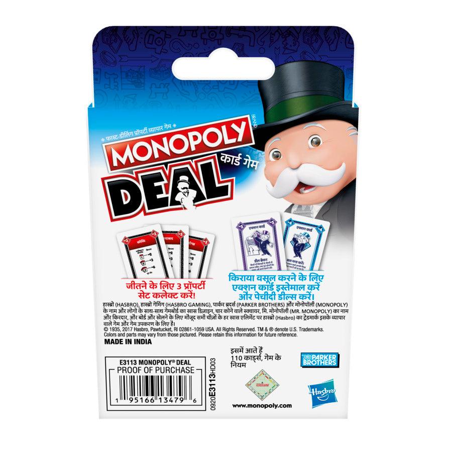 MONOPOLY Deal Card Game in Hindi Money & Assets Games
