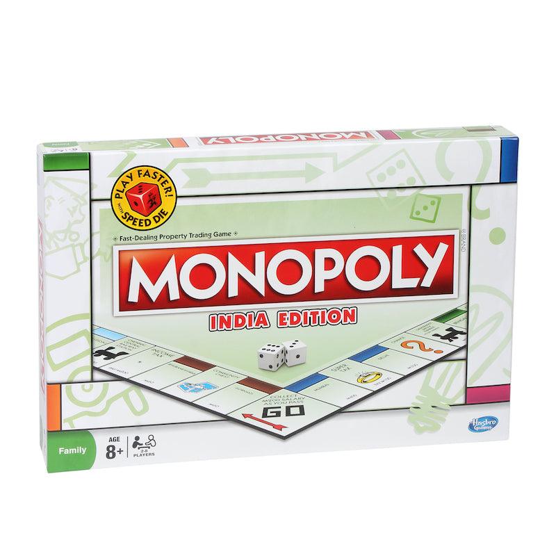 Monopoly India Edition Board Game for Families and Kids Ages 8 and Up, Classic Gameplay