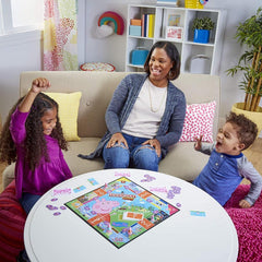 Monopoly Junior: Peppa Pig Edition Board Game for 2-4 Players, for Kids Ages 5 and Up