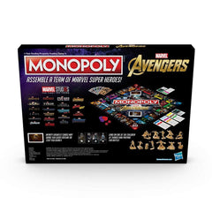 Monopoly Marvel Avengers Edition Board Game for Ages 8 and Up