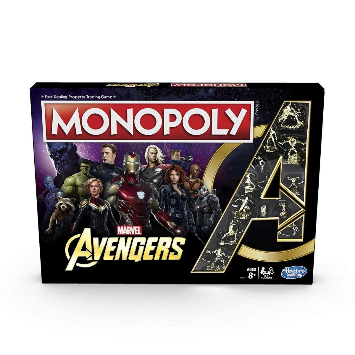 Monopoly Marvel Avengers Edition Board Game for Ages 8 and Up