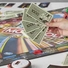 Monopoly Speed Board Game, Play Monopoly in Under 10 Minutes, Fast-playing Monopoly Board Game for Ages 8 and Up, Game for 2-4 Players