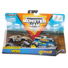 Monster Jam 1:64 2 Pack- Max D Vs Aftershock for Boys 5+