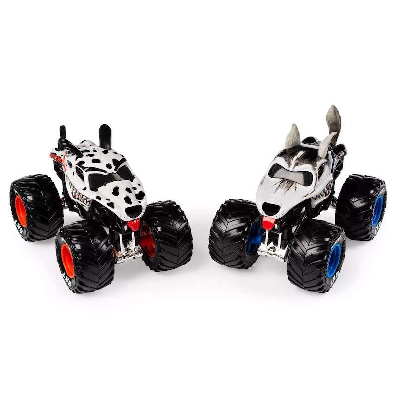 Monster Jam 1: 64 2 Pack- Monster Mutt Dalmatian Vs Huskey