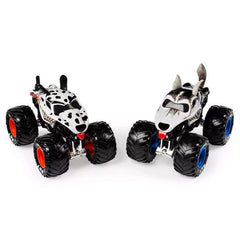 Monster Jam 1: 64 2 Pack- Monster Mutt Dalmatian Vs Huskey