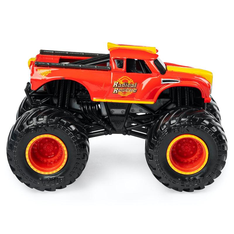 Monster Jam 1: 64 Single Pack- Radical Rescue for 5+ Kids