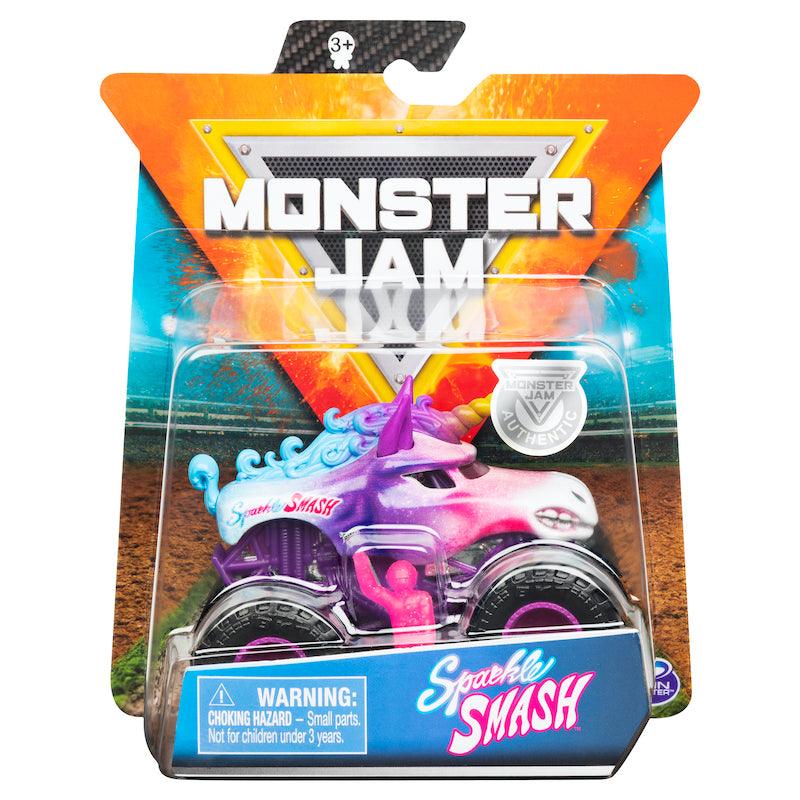 Monster Jam 1: 64 Single Pack- Sparkle Smash for Boys 5+