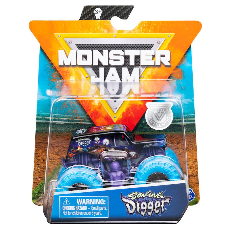 Monster Jam 1: 64 Single Pack -Son-Uva Digger Neon for 5+ Kids