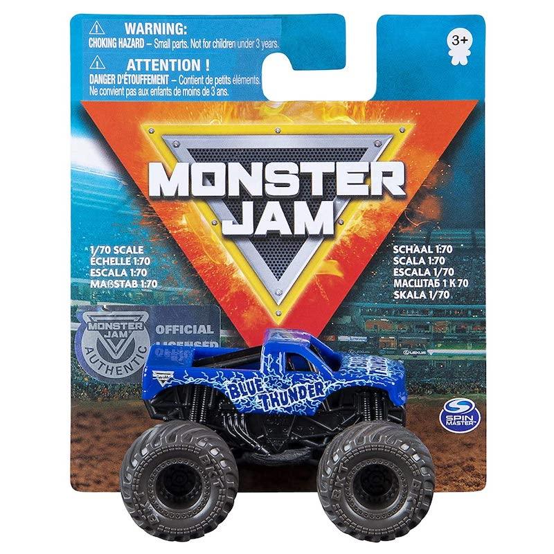 Monster Jam 1: 70 Single Pack- Plastic Truck Blue Thunder