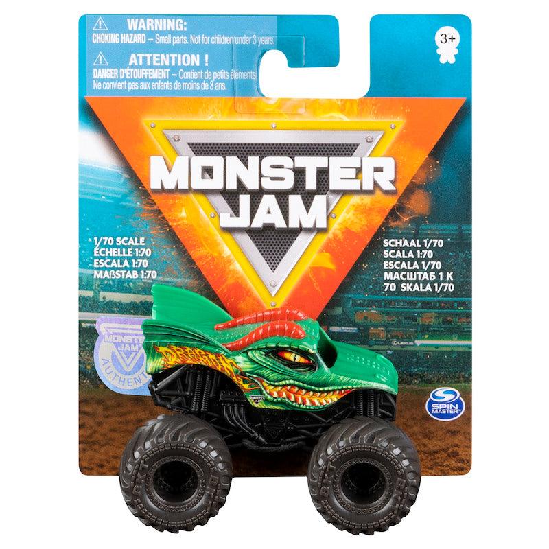 Monster Jam 1: 70 Single Pack- Plastic Truck Dragon