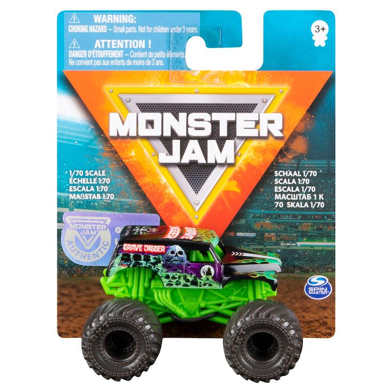 Monster Jam 1: 70 Single Pack- Plastic Truck Grave Digger for Boys 5