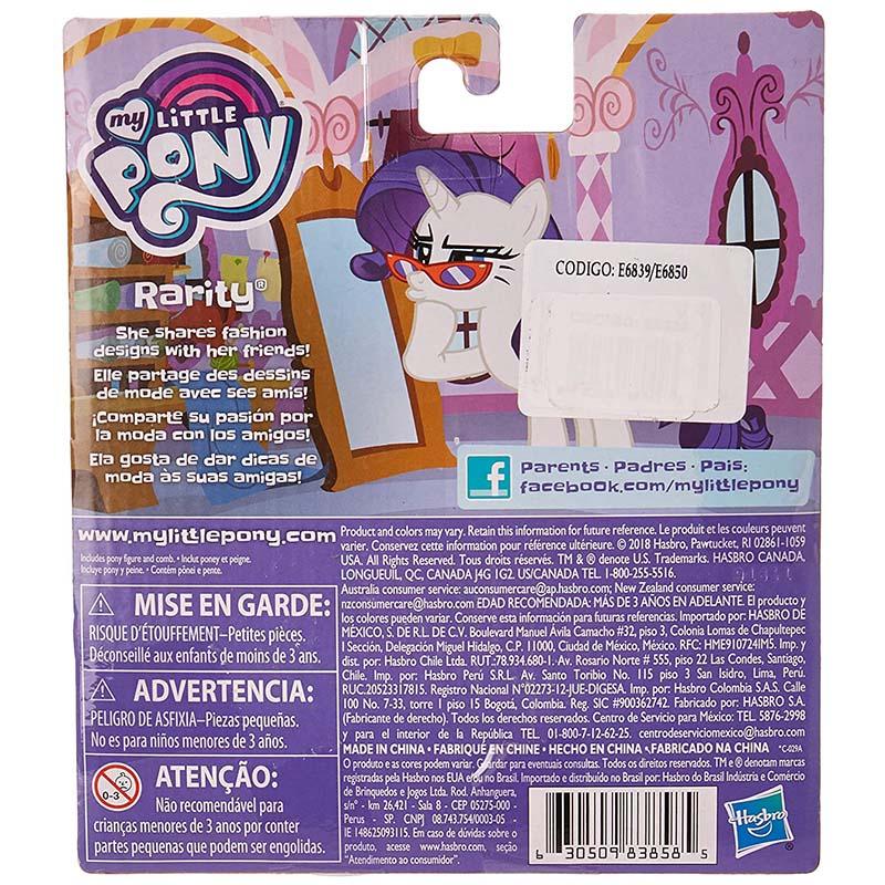Buy My Little Pony Toy 6-Inch Rarity, White Pony Figure with Rooted ...