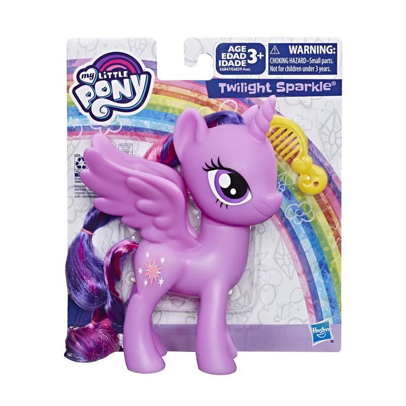 Buy My Little Pony Toy 6-Inch Twilight Sparkle, Purple Pony Figure with ...