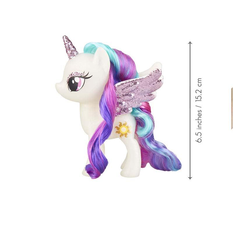 My Little Pony Toy Princess Celestia Sparkling 6-inch Figure for Kids Ages Years Old and Up