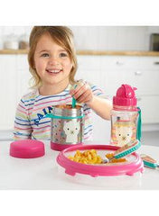 Skip Hop Zoo Back To School Insulated Little Kid Llama - Food Jar For Ages 3-6 Years