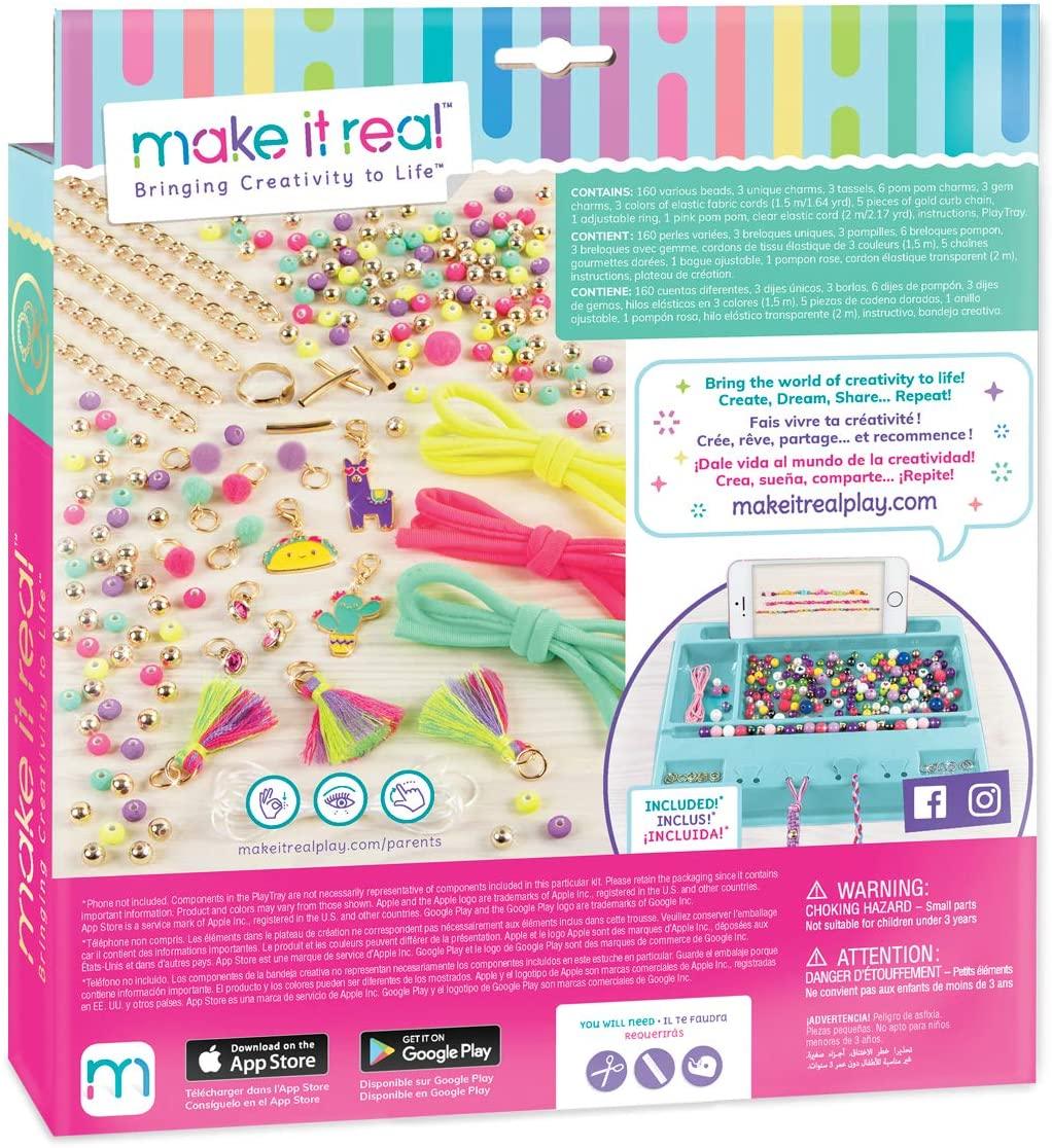 Make It Real Neo-Brite Chains & Charms Multicolor