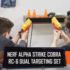 Nerf Alpha Strike Cobra RC 6 Duel Blasters with Targetting Set