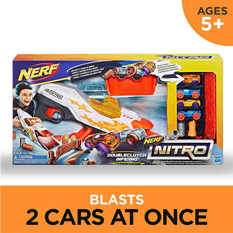 Nerf DoubleClutch Inferno Nitro Toy Includes Blaster