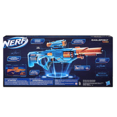 Nerf Elite 2.0 Eaglepoint RD-8 Blaster,8-Dart Drum, Detachable Scope and Barrel, 16 Nerf Darts, Bolt Action
