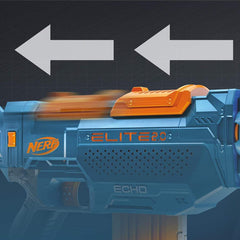 Nerf Elite 2.0 Echo Cs-10 4 In1 Blaster, 24 Darts, 10-Dart Clip, Removable Stock and Barrel Extension