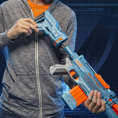 Nerf Elite 2.0 Echo Cs-10 4 In1 Blaster, 24 Darts, 10-Dart Clip, Removable Stock and Barrel Extension