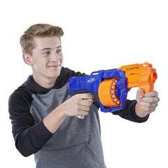 Nerf Elite Strike SurgeFire Blaster ‚Äö√Ñ√¨ 15-Dart Rotating Drum, Slam Fire, Includes 15 Official Nerf Elite Darts ‚Äö√Ñ√¨ for Children, Teens, Adults