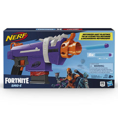Nerf Fortnite SMG-E Blaster -- Motorized Dart Blasting -- 6-Dart Clip, 6 Official Nerf Elite Darts -- For Youth, Teens, Adults