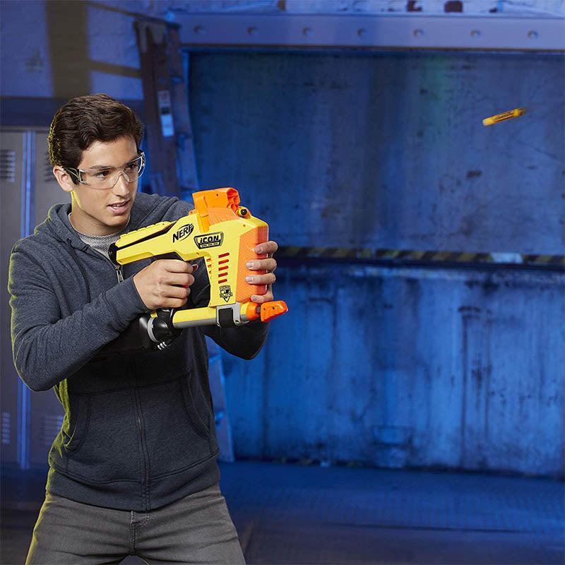 Nerf Magstrike N-Strike Air-Powered Toy Blaster, 50th Anniversary Icon Series, for Kids, Teens, Adults
