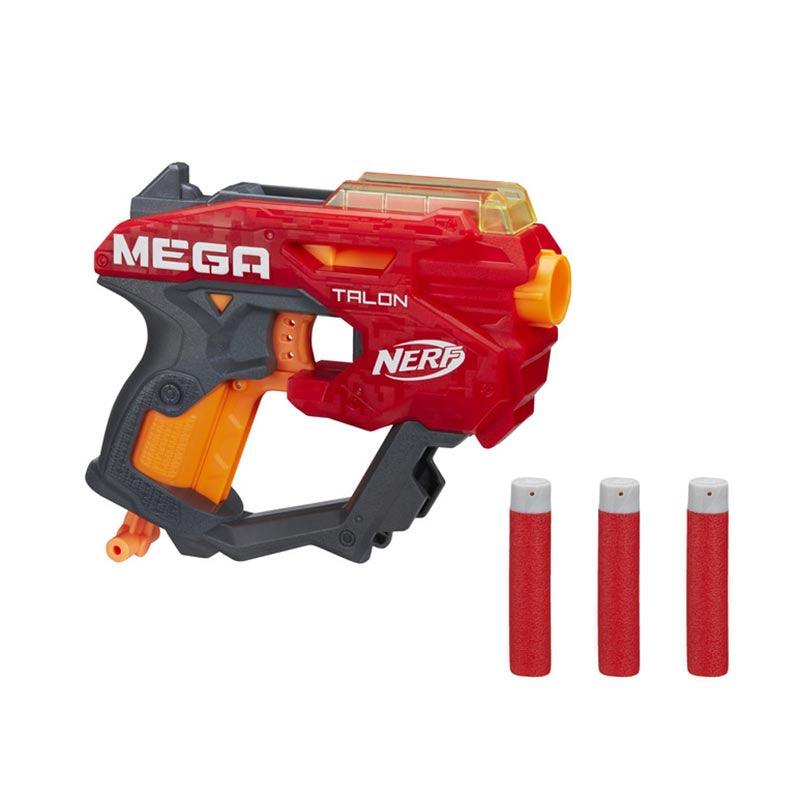 Nerf Mega Talon Blaster -- Includes 3 Official AccuStrike Nerf Mega Darts -- 2-Dart Storage -- Easy To Load and Fire