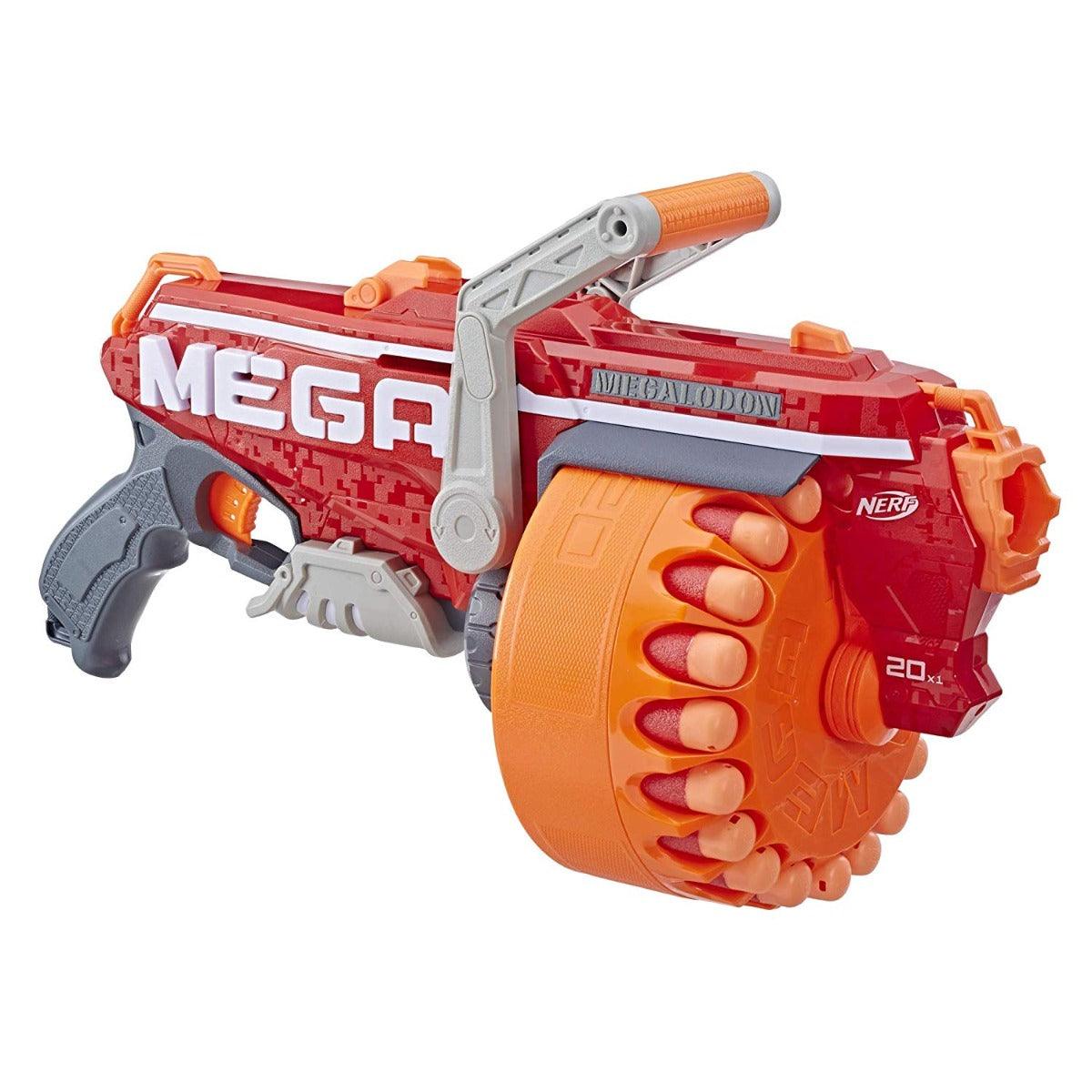 Nerf Megalodon N-Strike Mega Toy Blaster with 20 Official Nerf Mega Whistler Darts