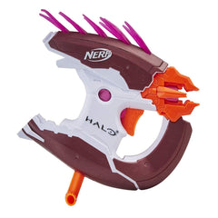 Nerf MicroShots Halo Needler,Mini Dart-Firing Blaster and 2 Nerf Darts ,Collectible Blaster for Halo Video Game Fans and Nerf Battlers