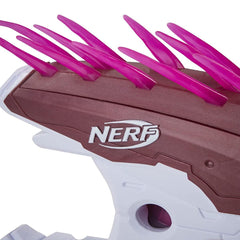 Nerf MicroShots Halo Needler,Mini Dart-Firing Blaster and 2 Nerf Darts ,Collectible Blaster for Halo Video Game Fans and Nerf Battlers