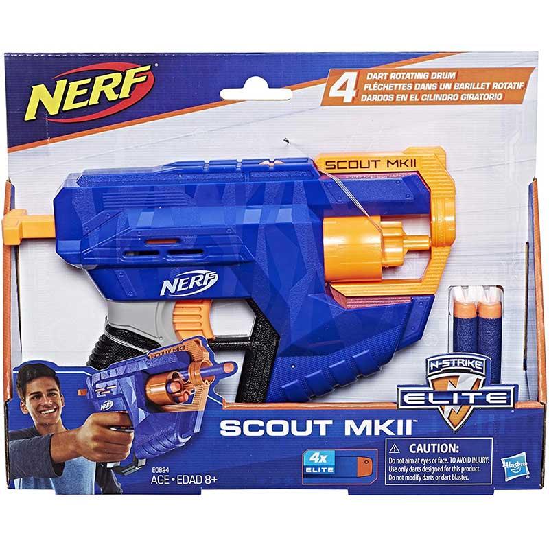 Nerf N-Strike Elite Scout MKII Blaster, For Ages 8 and Up