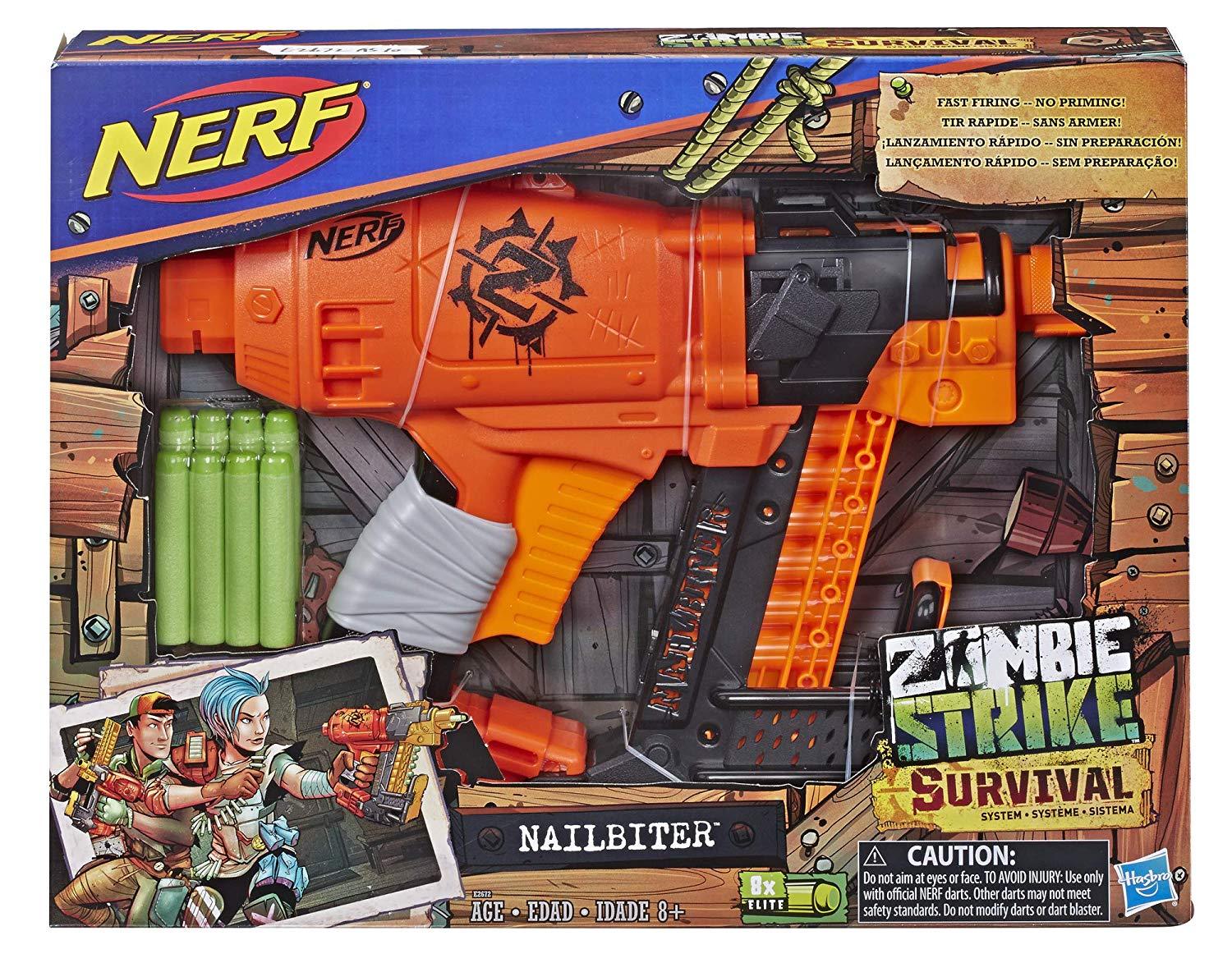 NERF Nailbiter Zombie Strike Toy Blaster