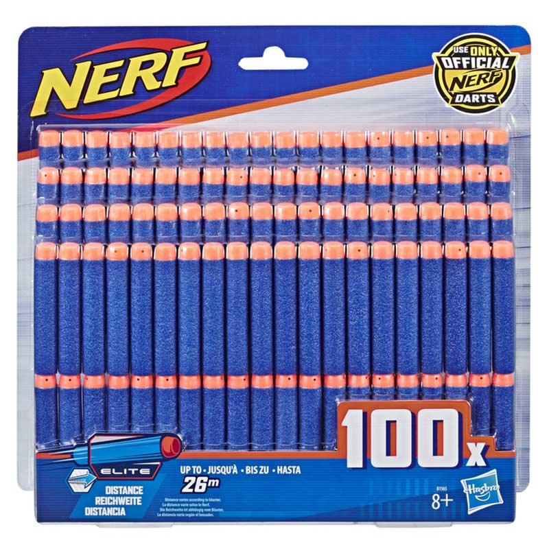 Nerf Official 100 Dart Elite Refill Pack for Nerf N-Strike Elite AccuStrike Zombie Strike Modulus Toy Blasters