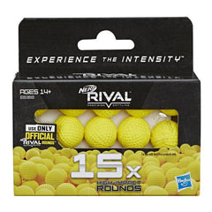 NERF Rival 15-Round Refill Pack -- 15 Official Nerf Rival Rounds for Rival Toy Blasters -- For Teens, Adults