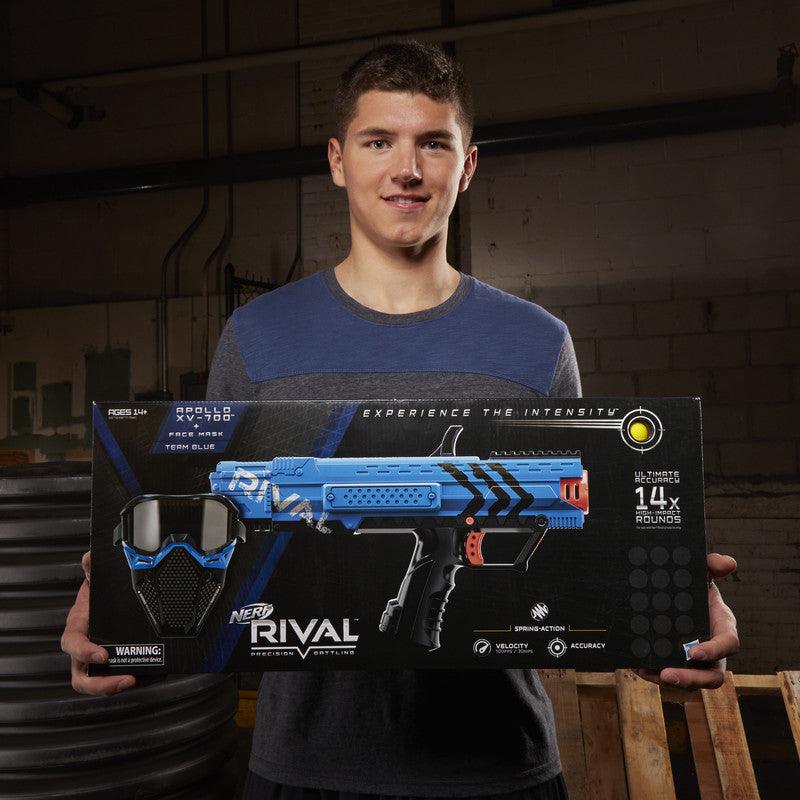 Nerf Rival Apollo XV-700 and Face Mask, Blue