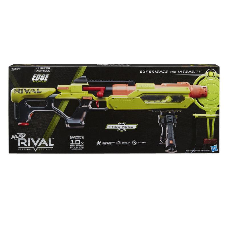 Nerf Rival Blaster Jupiter XIX-1000 Edge Series with Target and 10 Rounds