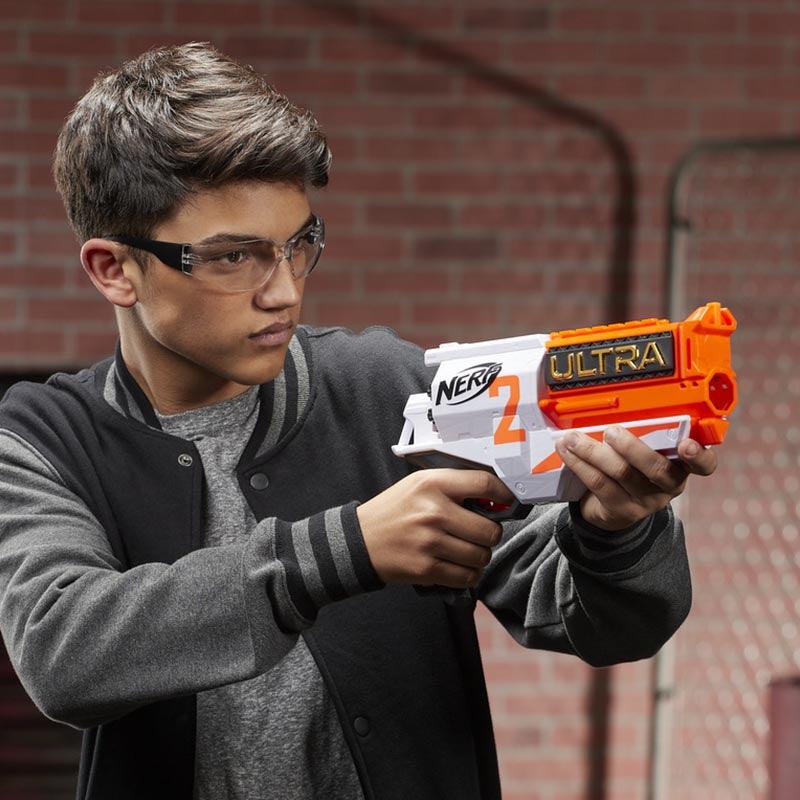 Nerf Ultra Two Motorized Blaster -- Fast-Back Reloading -- Includes 6 Nerf Ultra Darts -- Compatible Only with Nerf Ultra Darts