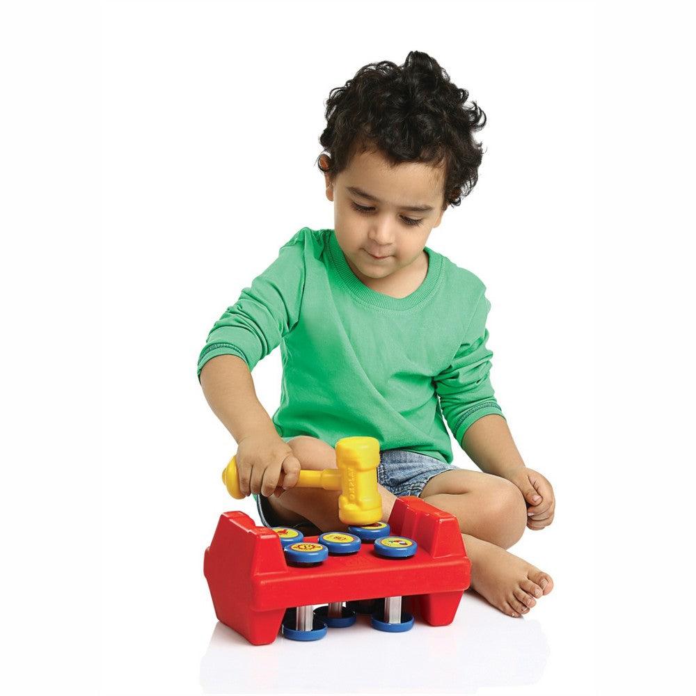 Ok Play Bang Bang Plastic Toy with Hammer for Baby Kids and Toddlers Ages to years