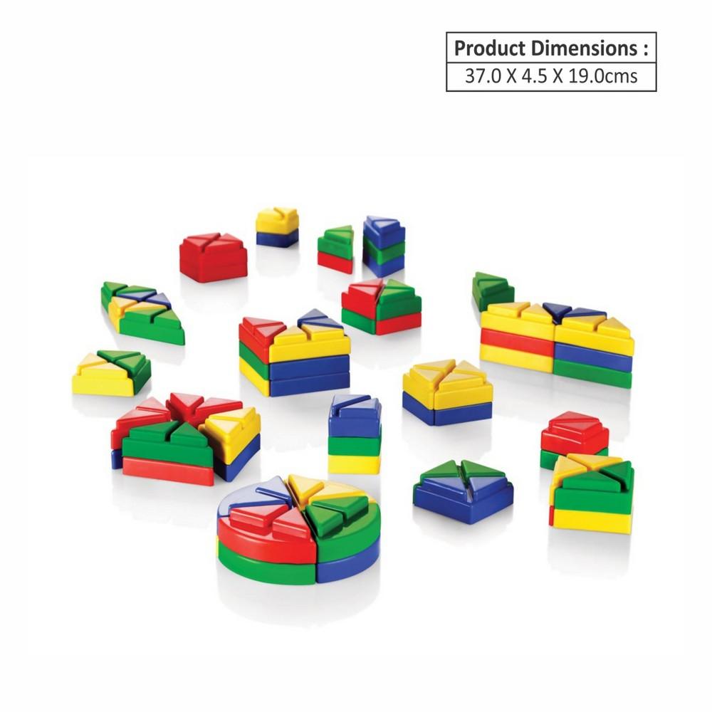 Ok Play Creat a Shape Building Blocks Toys for Kids, Multicolor, Ages 2 to 4 years